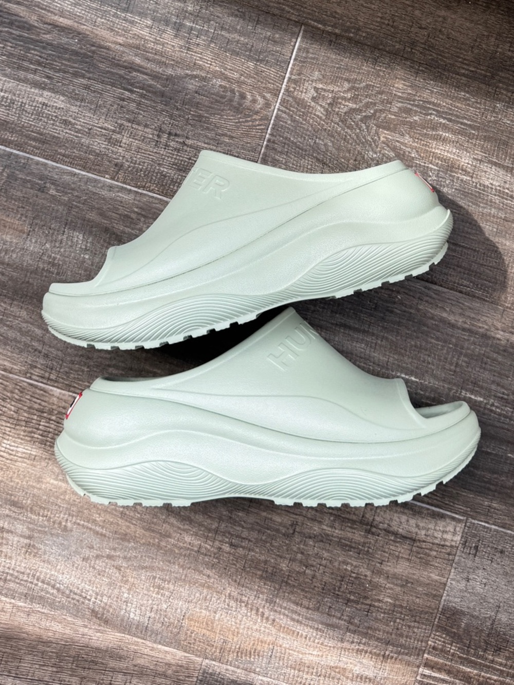 BRAND NEW Hunter Women's Haddie Slip-on Open Toe Casual Sandals 8 - Picture 4 of 6